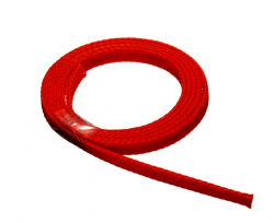 5 metros nylon braid malha nautica tech flex 14 mm vermelho