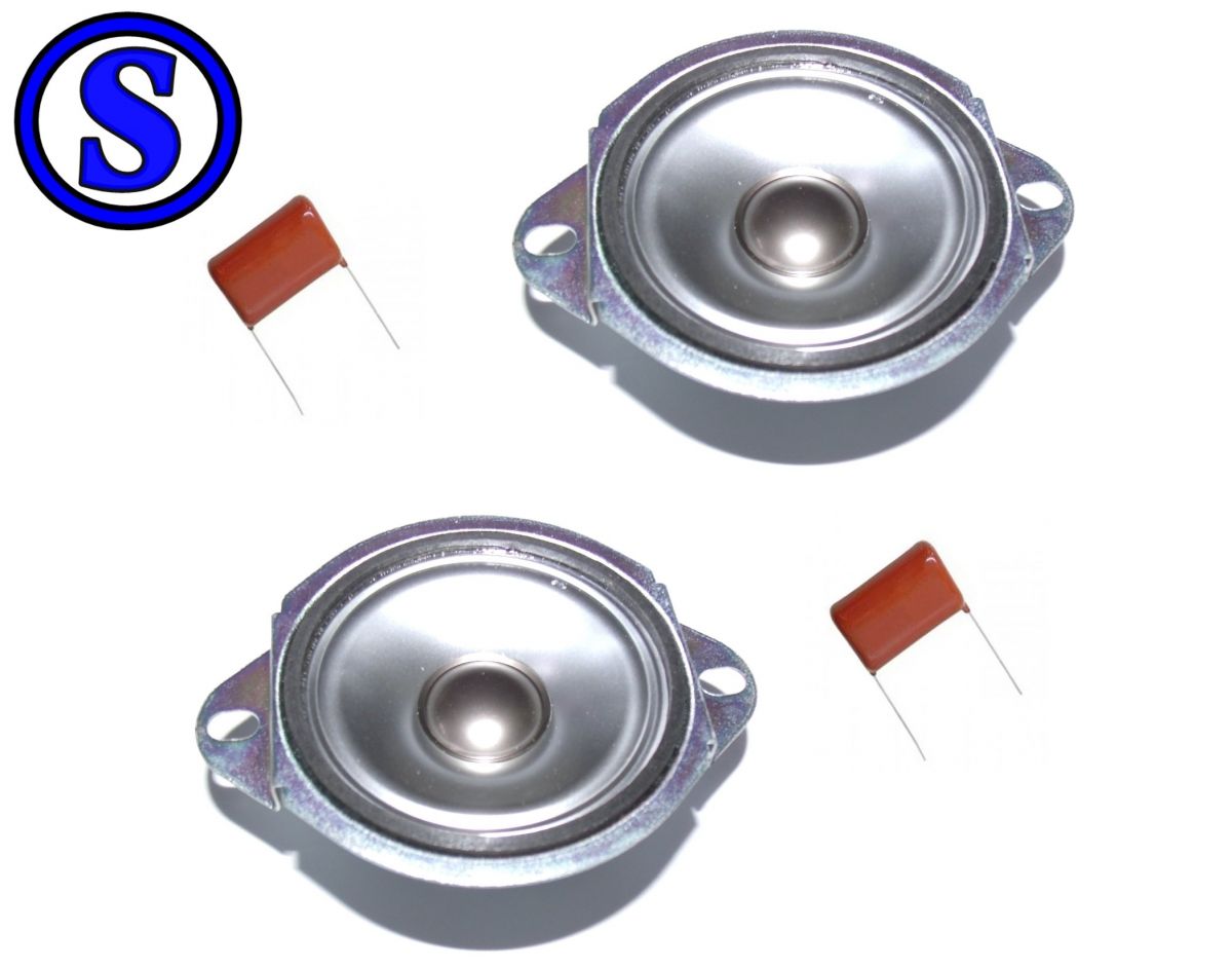 SOUZACUSTONS par de tweeter + 2 capacitor impedância 6 ohms potencia